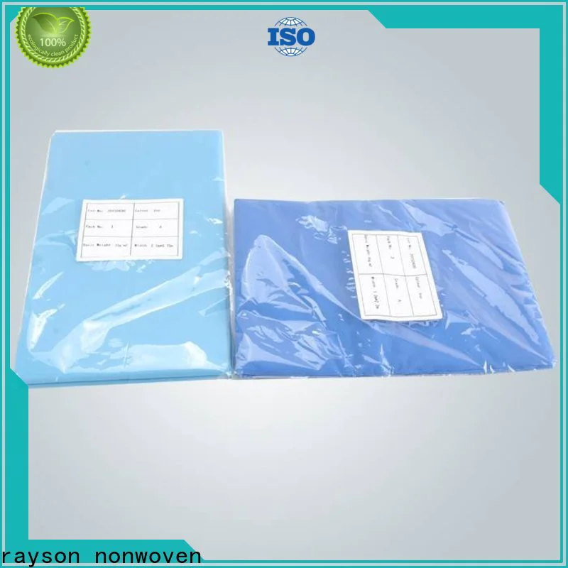 rayson nonwoven Custom OEM nonwoven massage bed sheets factory