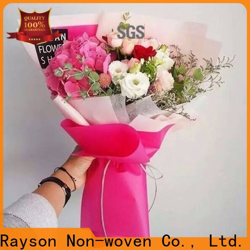rayson nonwoven eco friendly non woven fabric factory flower market