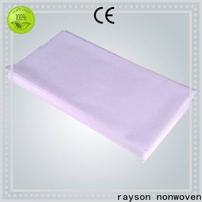 rayson nonwoven Bulk buy ODM nonwoven massage bed sheet cover supplier