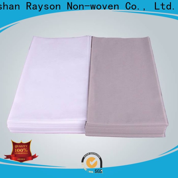 rayson nonwoven Rayson Wholesale OEM disposable medical bed sheets factory
