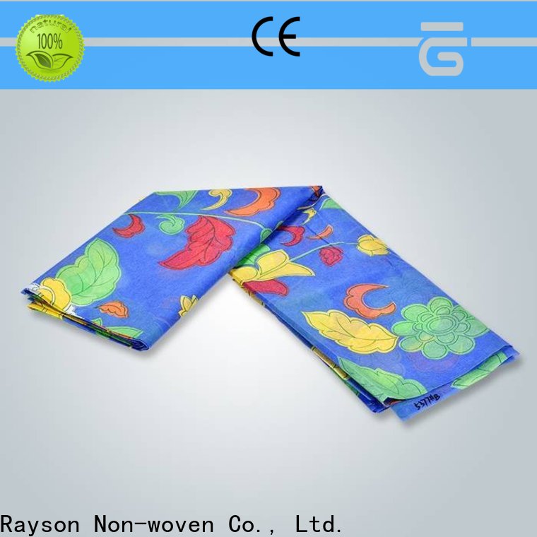 rayson nonwoven Bulk purchase high quality nonwoven grey print upholstery fabric manufacturer