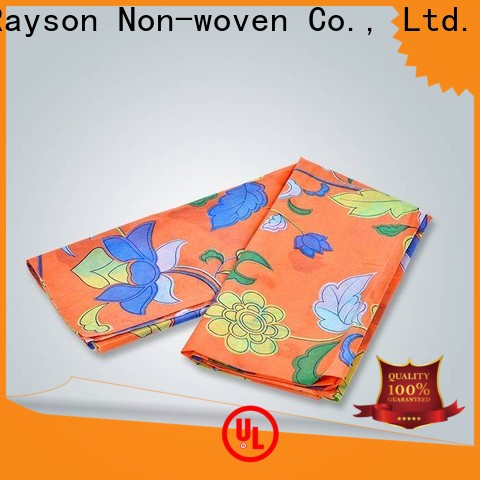 rayson nonwoven navy floral upholstery fabric factory