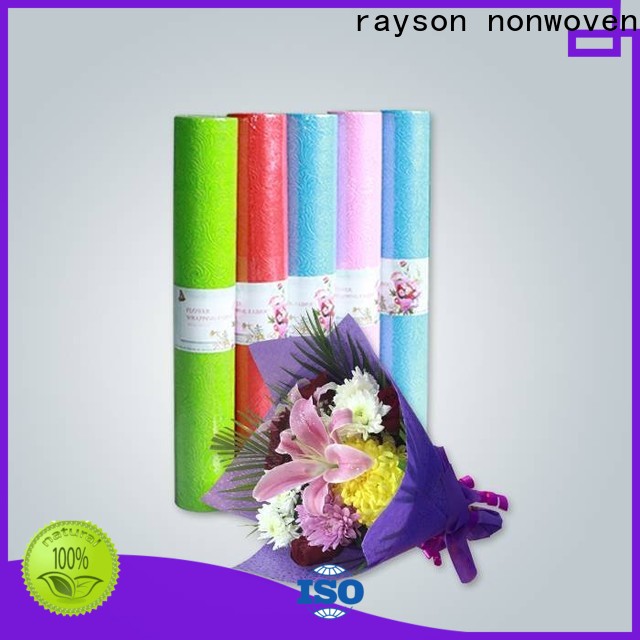 rayson nonwoven Wholesale ODM nonwoven florist wrapping paper supplies manufacturer flower gift shops