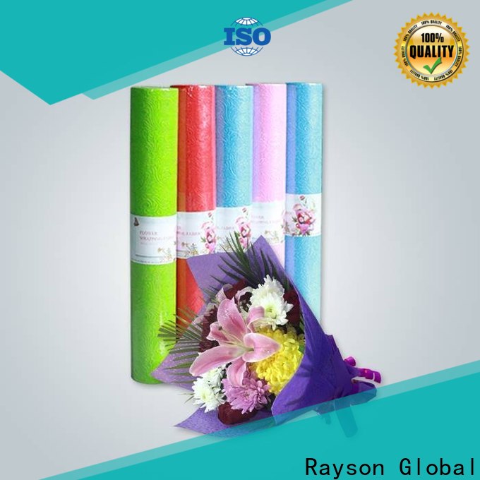rayson nonwoven non woven fabric rolls in bulk flower gift shops
