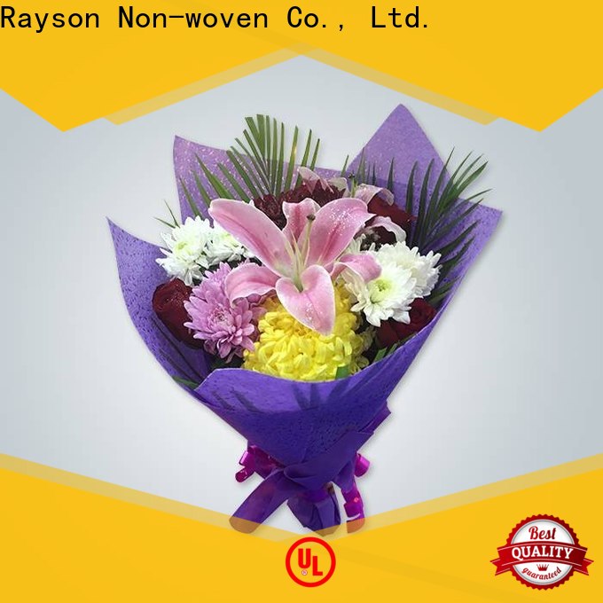 rayson nonwoven Wholesale best nonwoven non woven paper manufacturers in bulk flower shops