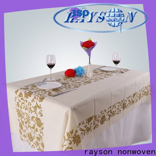 rayson nonwoven Bulk buy ODM nonwoven custom tablecloths cheap supplier
