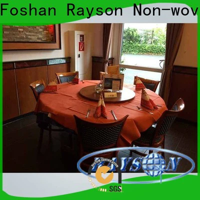 rayson nonwoven Bulk purchase high quality nonwoven disposable 120in round tablecloth company
