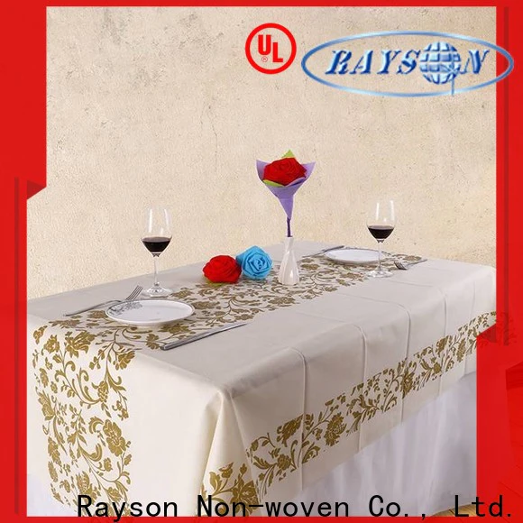 Custom high quality nonwoven custom tablecloth in bulk