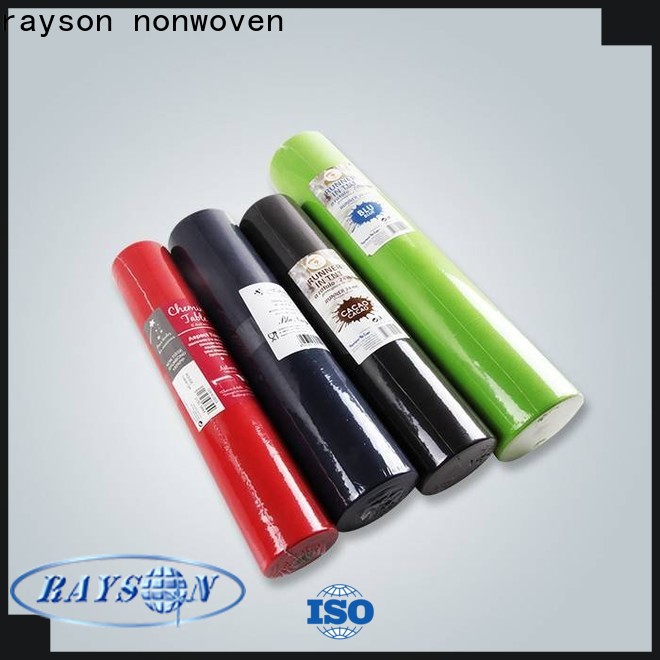 rayson nonwoven Wholesale best nonwoven green disposable tablecloth price