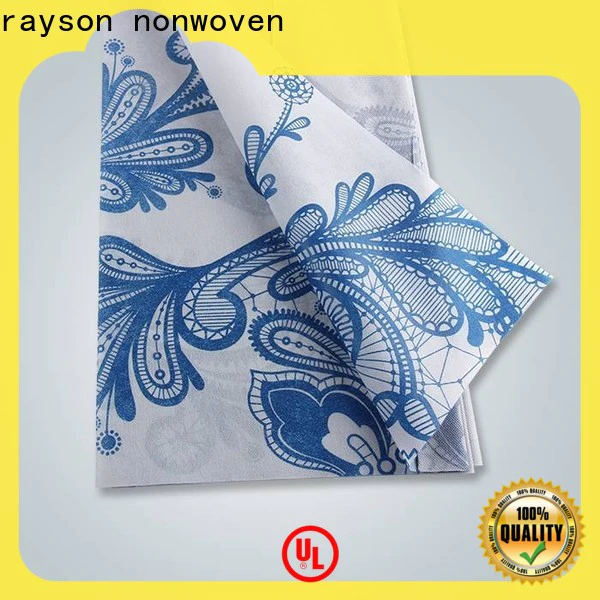 rayson nonwoven custom tablecloths logo price