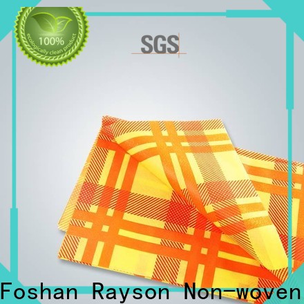 Rayson custom nonwoven disposable personalised tablecloths price