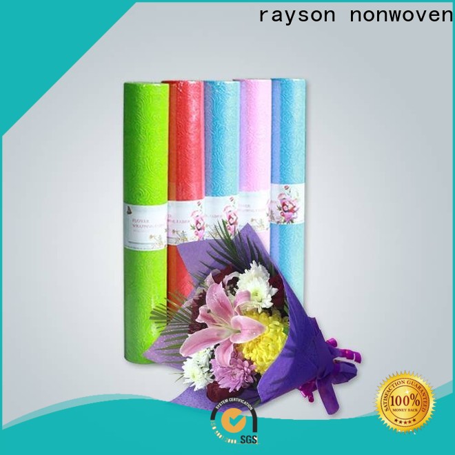 rayson nonwoven Wholesale high quality nonwoven floral tissue paper wholesale factory flowers