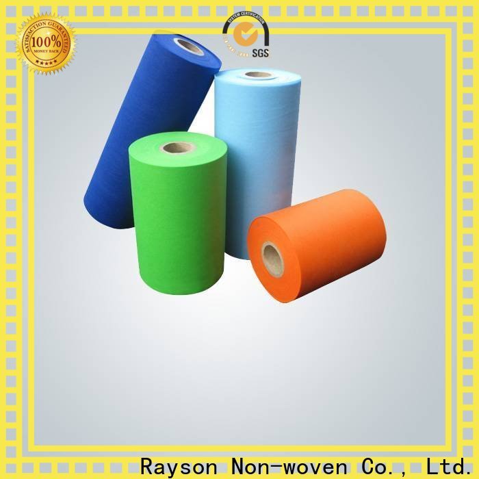 Rayson Nonwoven Rayson مخصص OEM Polypropylene النسيج Spunbond بكميات كبيرة