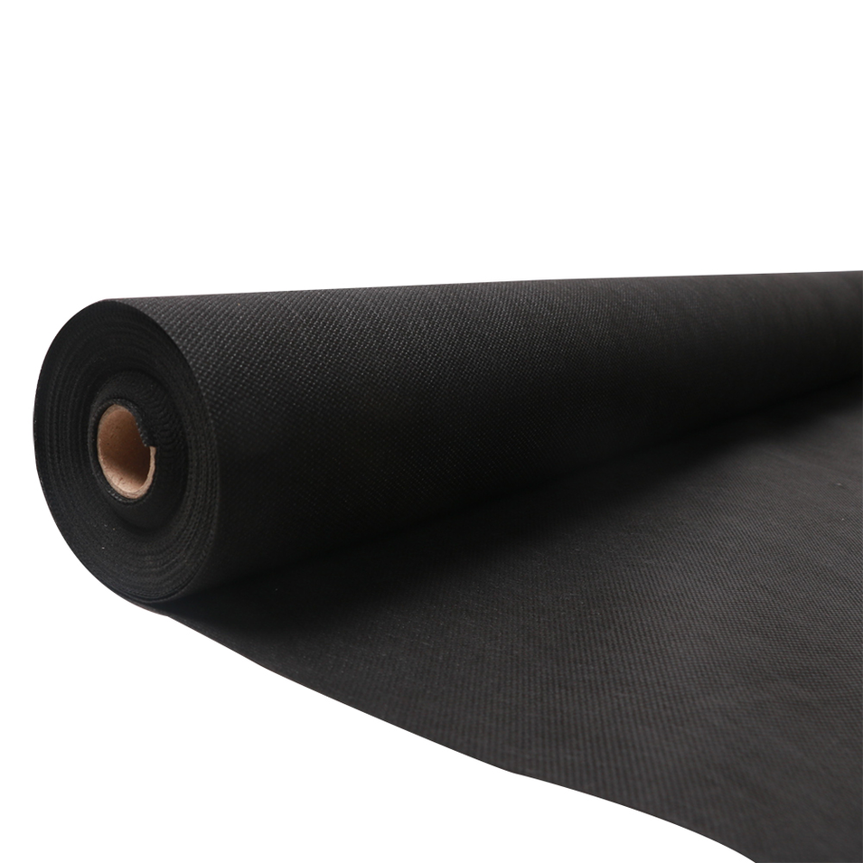Black 50gram hydrophilic non woven weed control fabric