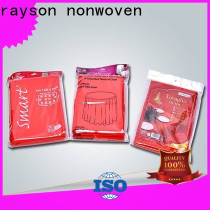 rayson nonwoven blue disposable tablecloth manufacturer