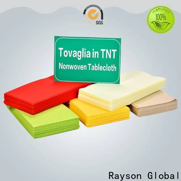 rayson nonwoven Wholesale high quality nonwoven tnt table cloth price