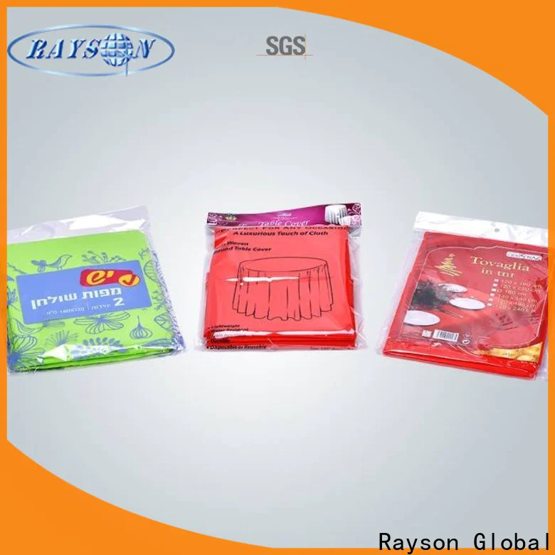 rayson nonwoven 54 inch round fitted tablecloth company