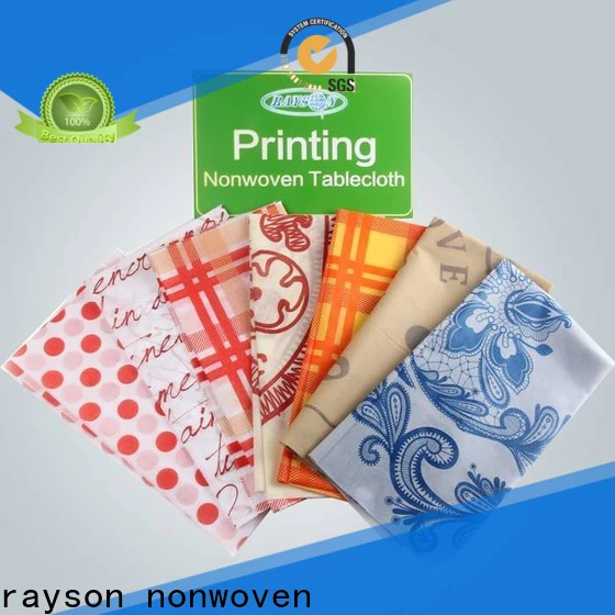rayson nonwoven tablecloth printing manufacturer