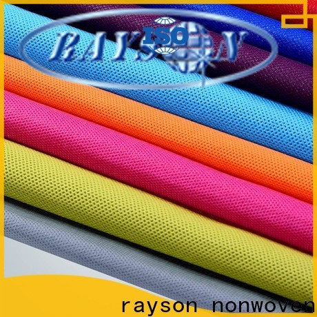 Fabricant de tissu non tissé de fibre hydrophile personnalisé de Rayson non tissé
