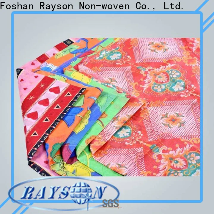 rayson nonwoven Bulk buy custom nonwoven floral sofa fabric factory