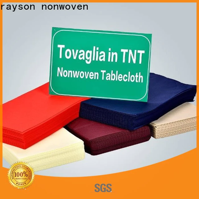 rayson nonwoven tnt nonwoven fabric tablecloth factory
