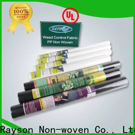 rayson nonwoven Custom ODM nonwoven 100gsm weed membrane factory