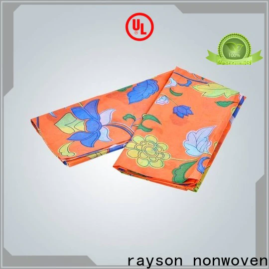 Rayson OEM nonwoven sofa floral fabric price