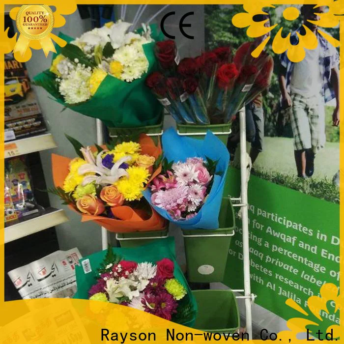 rayson nonwoven Wholesale best nonwoven flower bouquet wrapping paper price flower stores
