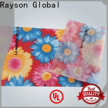 rayson nonwoven ODM best nonwoven grey print upholstery fabric supplier