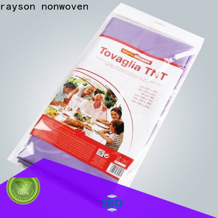 rayson nonwoven catering disposable tablecloths supplier