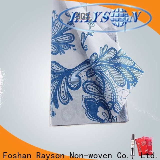 Rayson non tissé en tissu de canapé imprimé usine