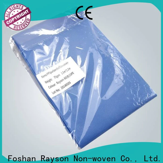 rayson nonwoven Custom disposable bed sheets for hospital company