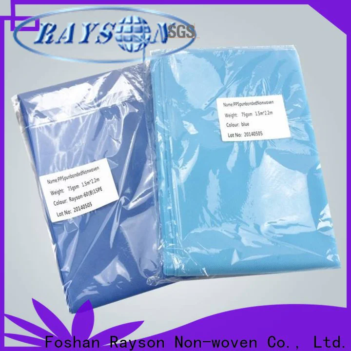rayson nonwoven Wholesale high quality disposable bed sheets for patients factory