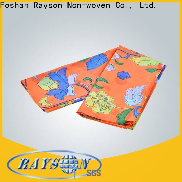 Material de tapicería floral no tejido Rayson proveedor