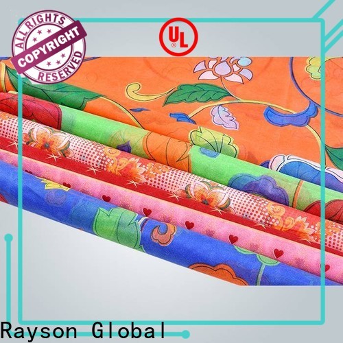 Rayson non tissé personnalisé de haute qualité Tissu personnalisé imprimé en gros USA usine