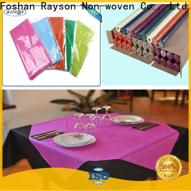 rayson nonwoven disposable tablecloths bulk manufacturer