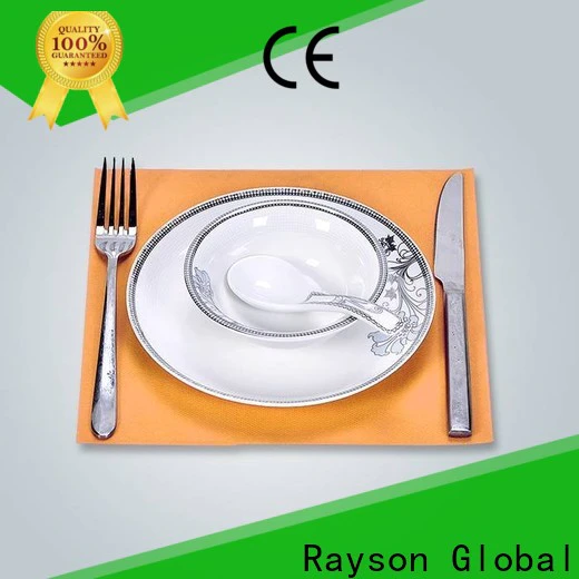 rayson nonwoven green disposable tablecloth price
