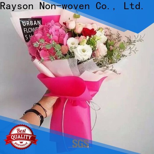 Carta non tessuta non tessuta di Rayson nel mercato dei fiori all'ingrosso