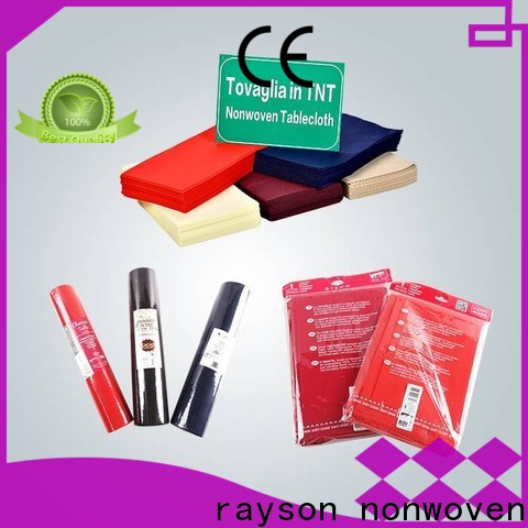 rayson nonwoven disposable christmas table cloth price