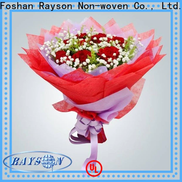 Wholesale OEM nonwoven non woven wrapping paper supplier flower shops