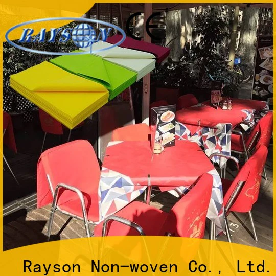 rayson nonwoven Rayson Bulk purchase best nonwoven tnt fabric tablecloth supplier