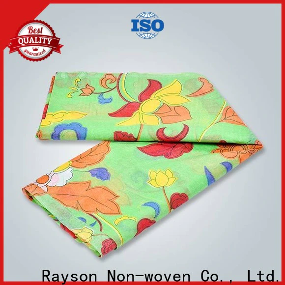 rayson nonwoven traditional floral upholstery fabric factory