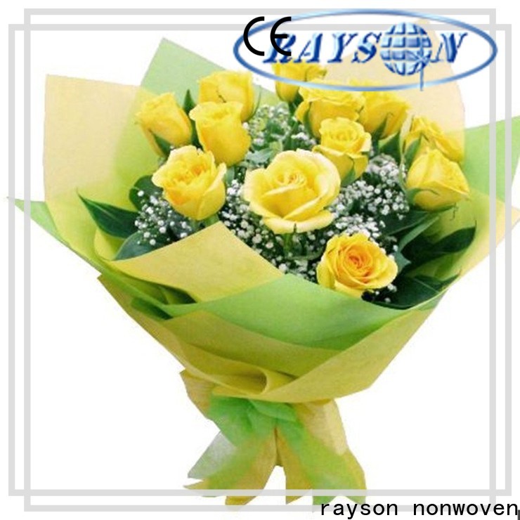 Rayson غير المنسوجة غير المنسوجة المصنعين السعر محلات الزهور