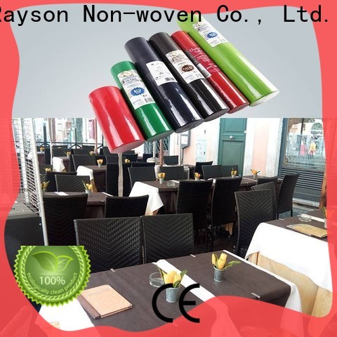 Rayson Nonwoven Rayson OEM TNT Tela no tejida Mantel fábrica