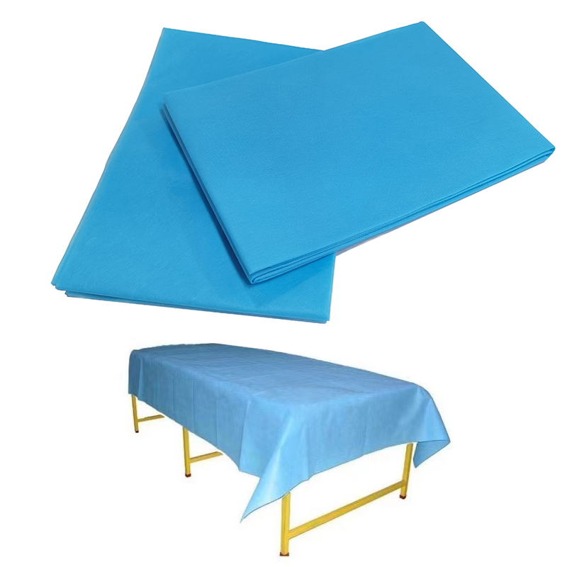 PP Nonty Table Fabric Медицинская кровать Листовая гигиена Одноразовый хирургический прокладки Spunbond без ткани