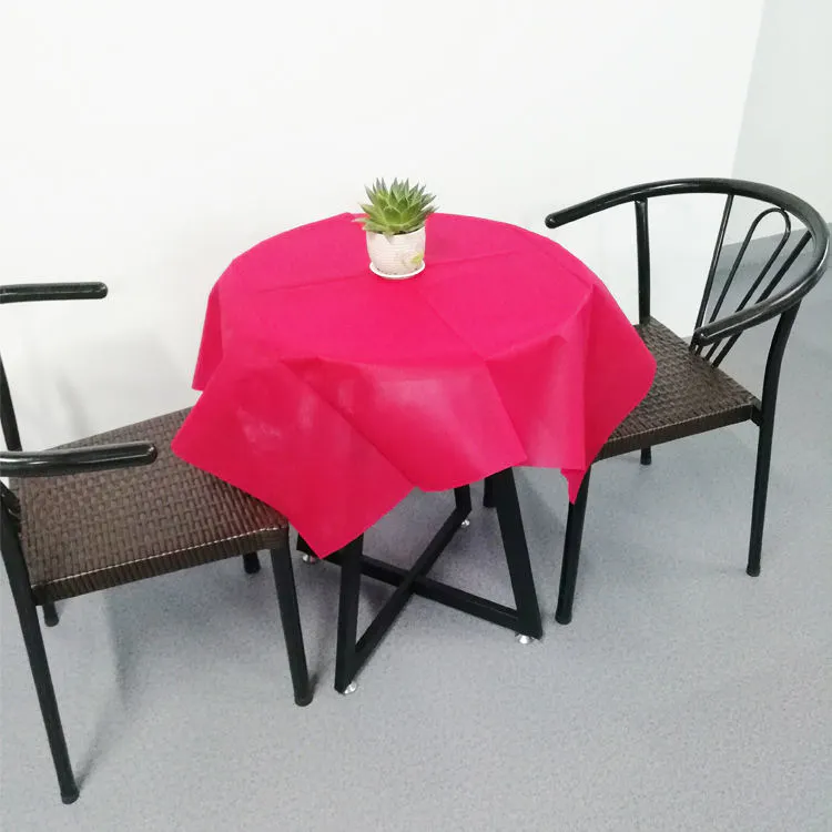 product-rayson nonwoven-PP Non Woven Disposable Party Table Cloth Fabric Plain Table Cloth Non Woven-2