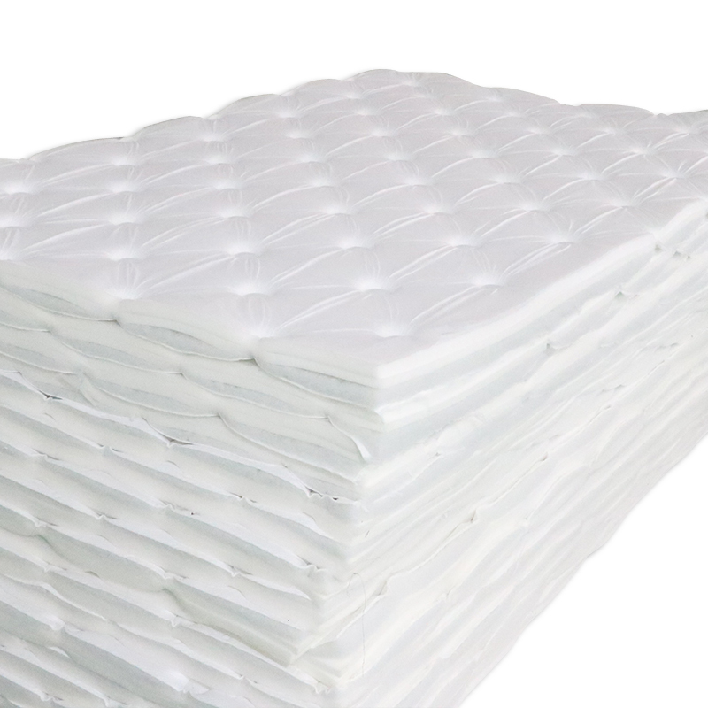 Tessuto non tessuto trapuntato di colore bianco di buona qualità per mobili