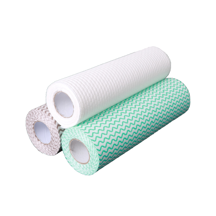 Custom raw material 40gsm cotton spunlace nonwoven fabric roll for wet wipes