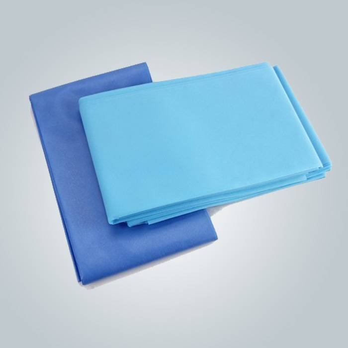 Fábrica de sábanas de Massga higiénico barato para Spa Masaje con Color azul