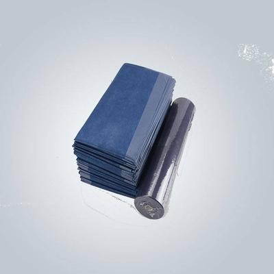 Function Antibacterial Blue Color Laminated Non Woven Fabric Used For Bedsheet